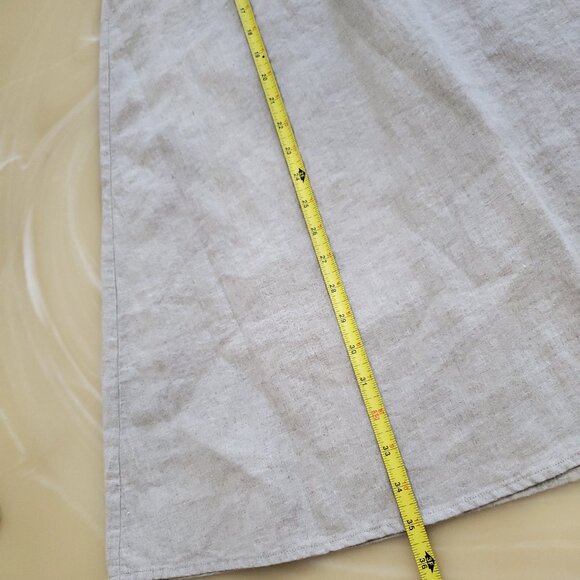 NWT Eileen Fisher Organic Linen Gathered Pull-On Skirt Size XL - Picture 14 of 15